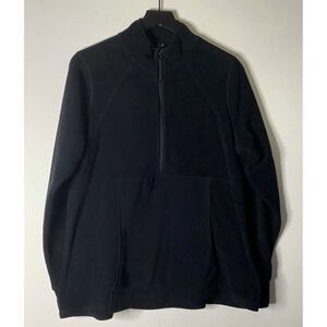 Zelos Plus Size Black Half Zip Fleece Pullover Size 0X